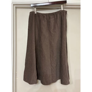 Women's J.Jill Brown Corduroy Skirt, Petite